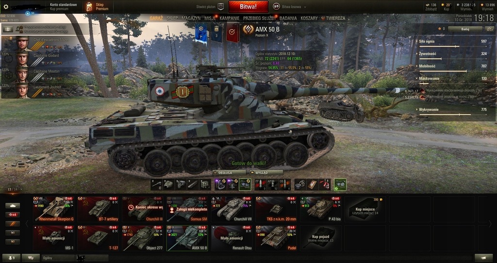 Konto WOT Skorpion G Somua SM Win8 2241 X tier