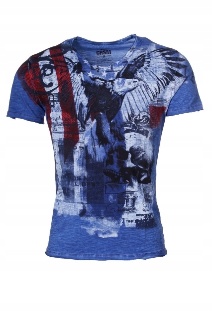 CRSM T-SHIRT MĘSKI - 16008-1 - S 100 % Cotton, slu