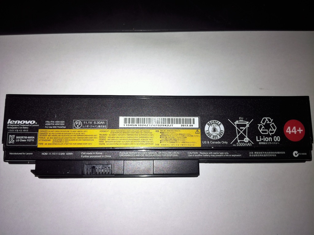Oryg. bateria do laptopa Lenovo x220 x230 5.6Ah