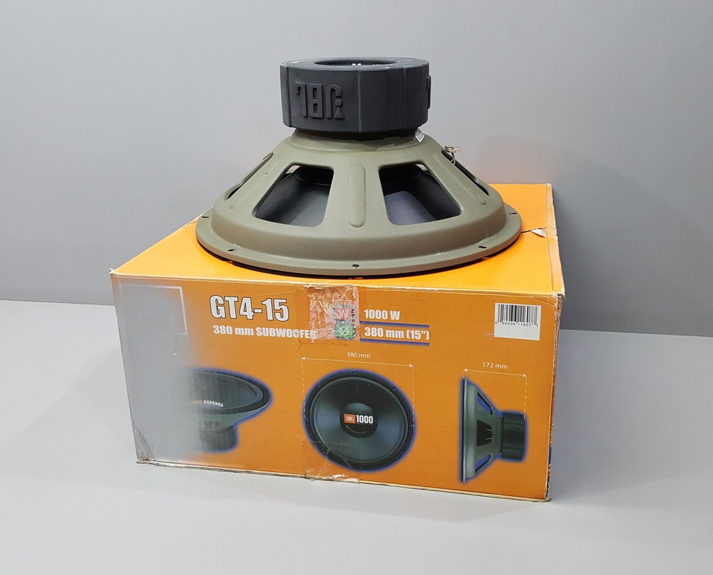 SUBWOOFER głośnik JBL GT415 1000W 38cm 15 cali 7269131767