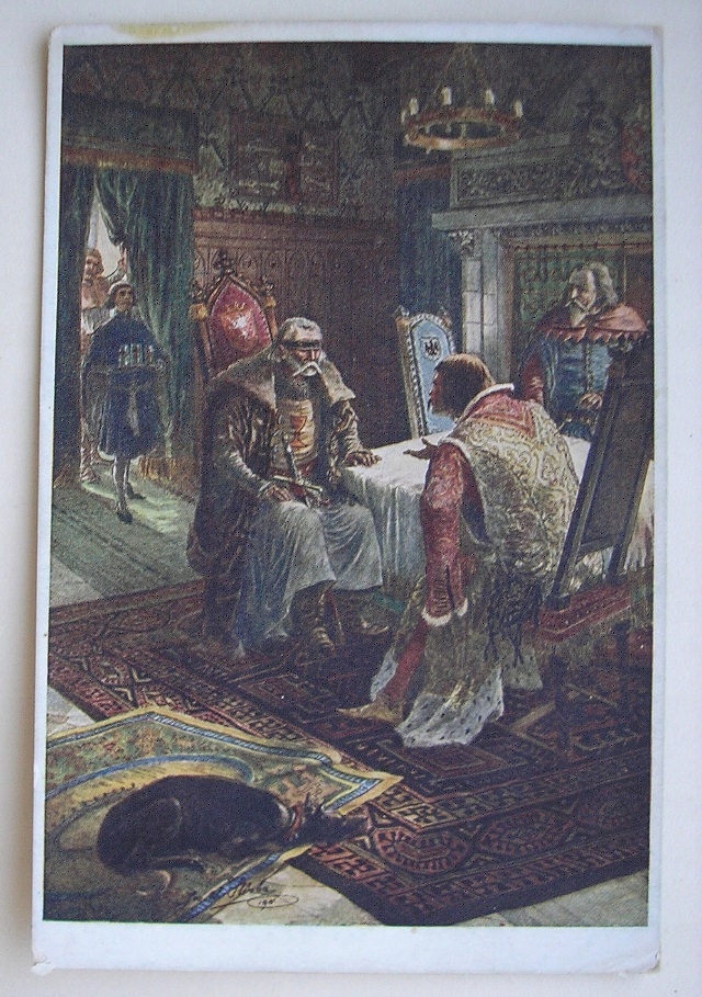Zygmunt Korybutowicz i przywódca husytów Zizka