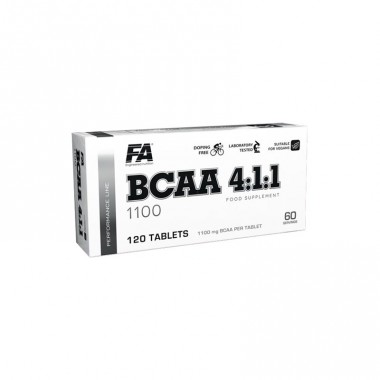 FA BCAA 1100 4:1:1 aminokwasy regeneracja 120 tabs