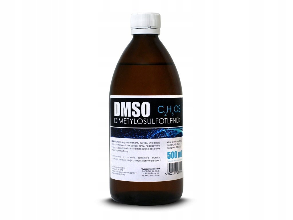DMSO DIMETYLOSULFOTLENEK 1L Vivio+gratis CERTYFIKA