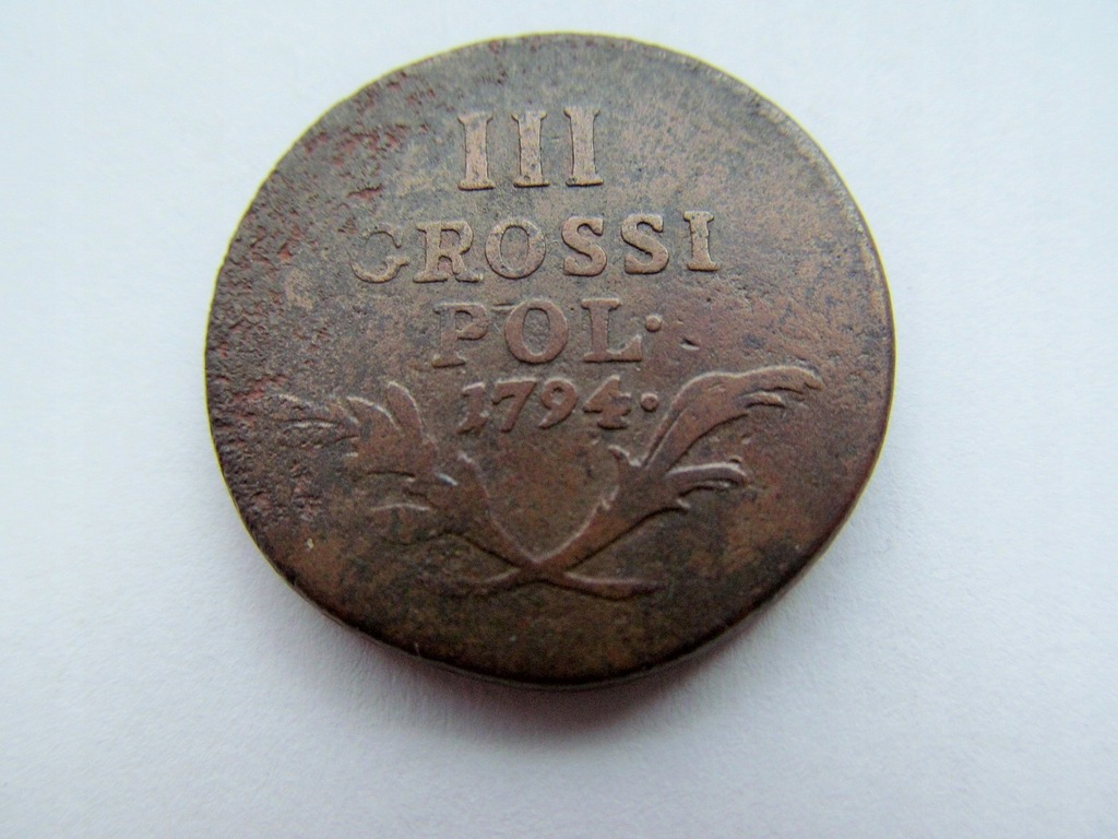 Trzy grosze polskie 1794.