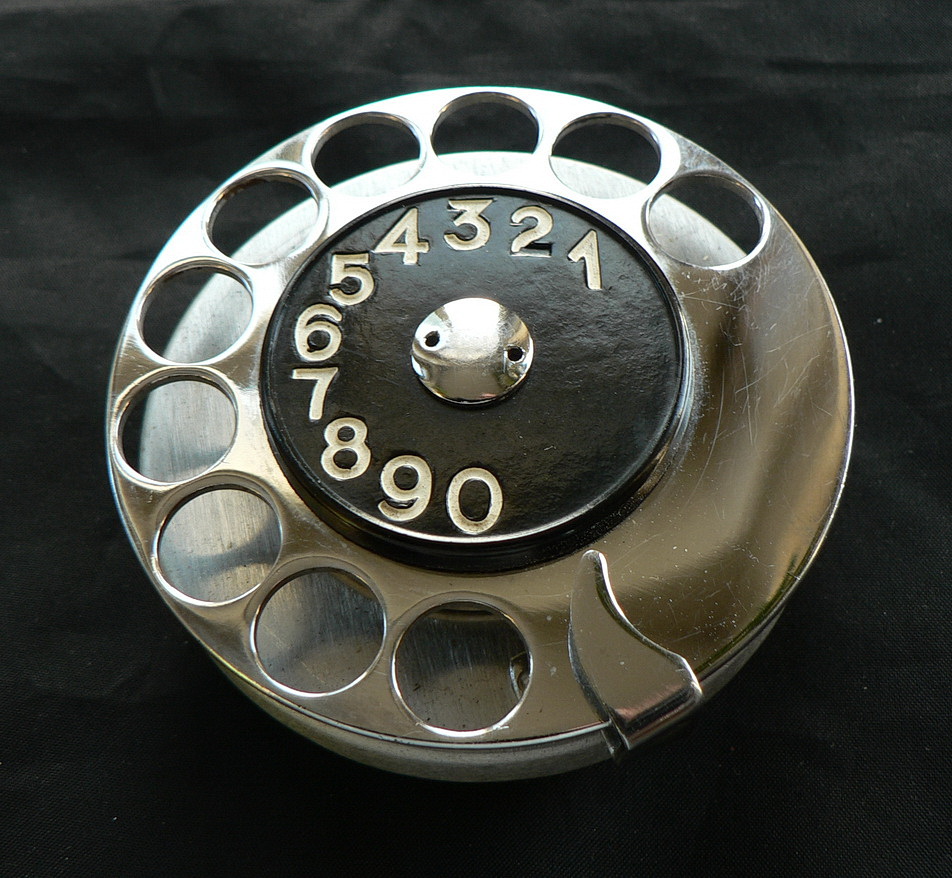 TARCZA do telefonu RETRO ________ METALOWA