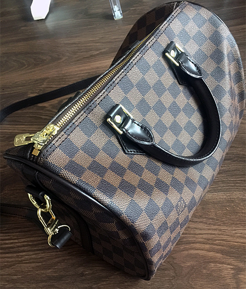 LOUIS VUITTON speedy bandouliere 30 damier ebene