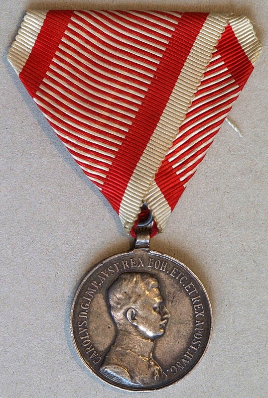 Austro-Węgry - Medal za Odwagę * srebrny * Karol I