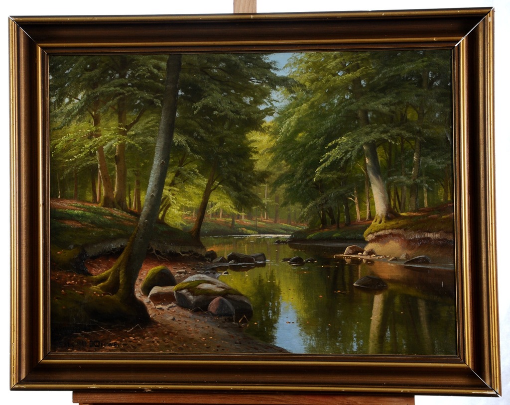 KAI JEPPE DREWS (1884-1964) OBRAZ OLEJNY ORYGINAŁ!
