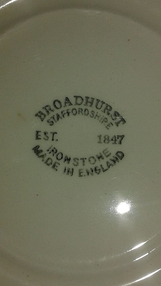 Broadhurst Staffordshire Ironstone E S T Miseczka Oficjalne Archiwum Allegro
