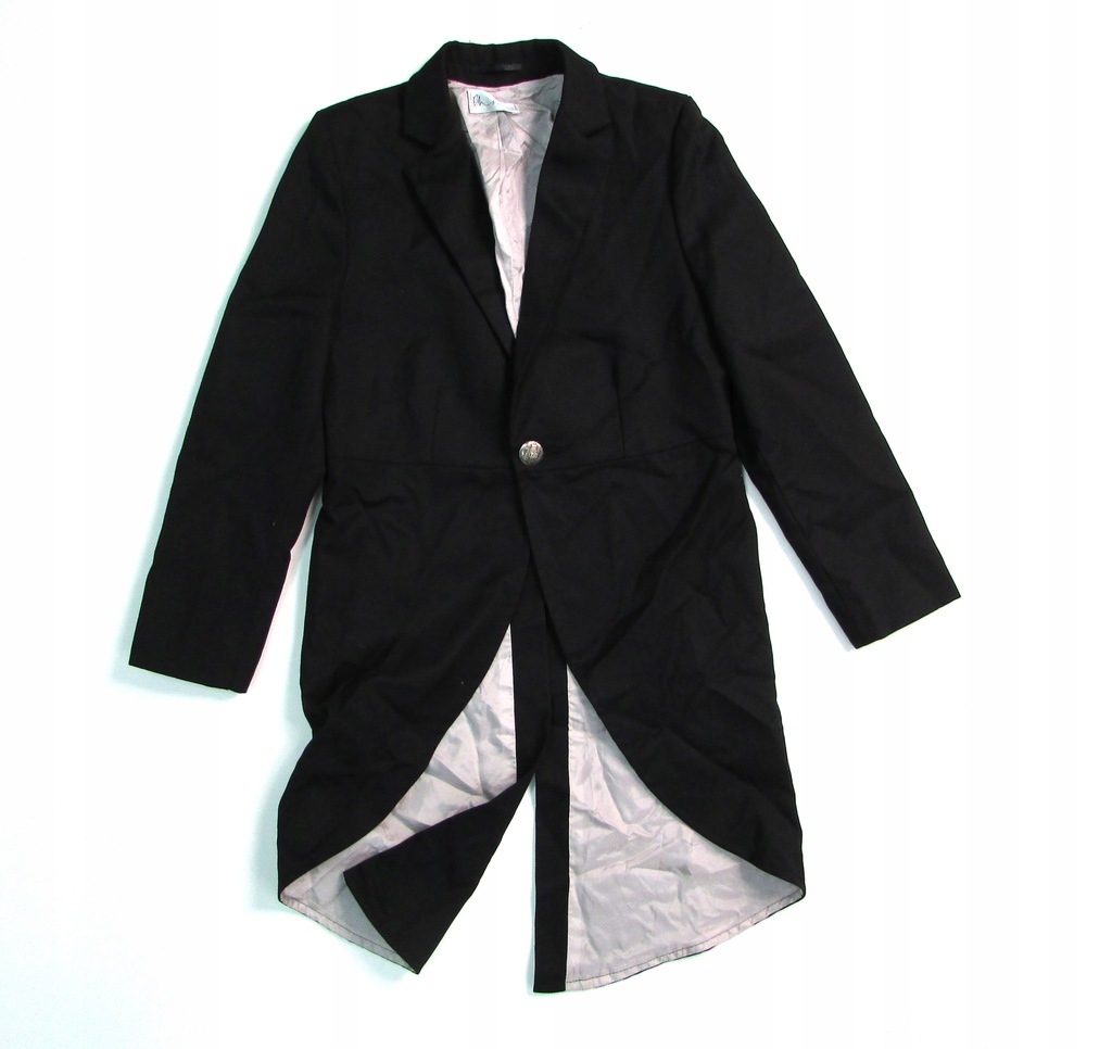 BHS czarny FRAK dla chłopca ELEGANCKI___122cm