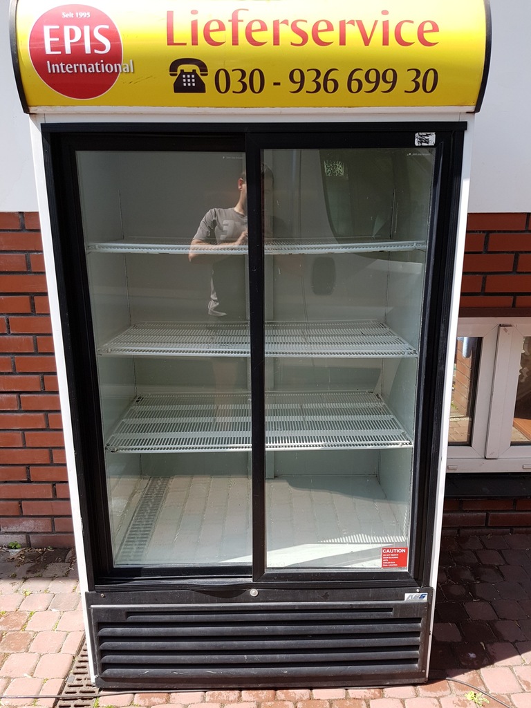 Witryna chłodnicza 110cm szeroka Lodówka na piwo