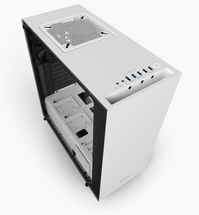Obudowa NZXT S340 ELITE WHITE, szkło hartowane