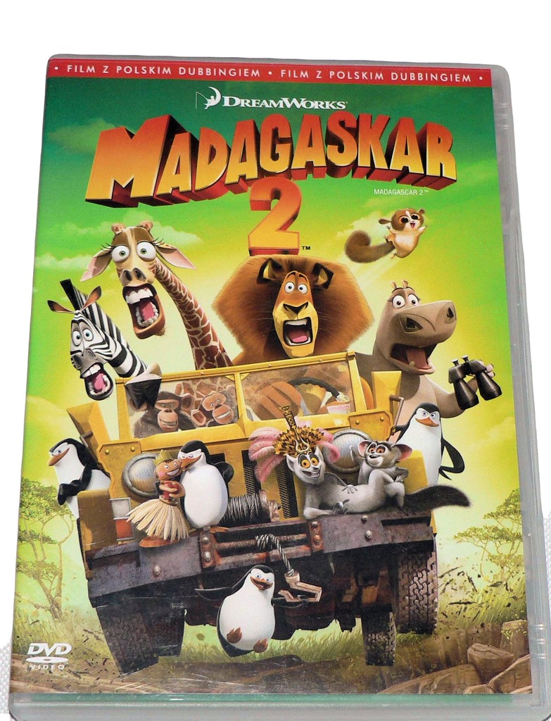 DVD - MADAGASKAR 2 (2008) - Piotr Adamczyk dubbing