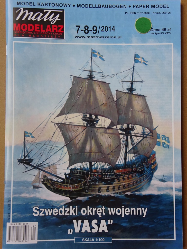 VASA szwedzki żaglowy okręt wojenny