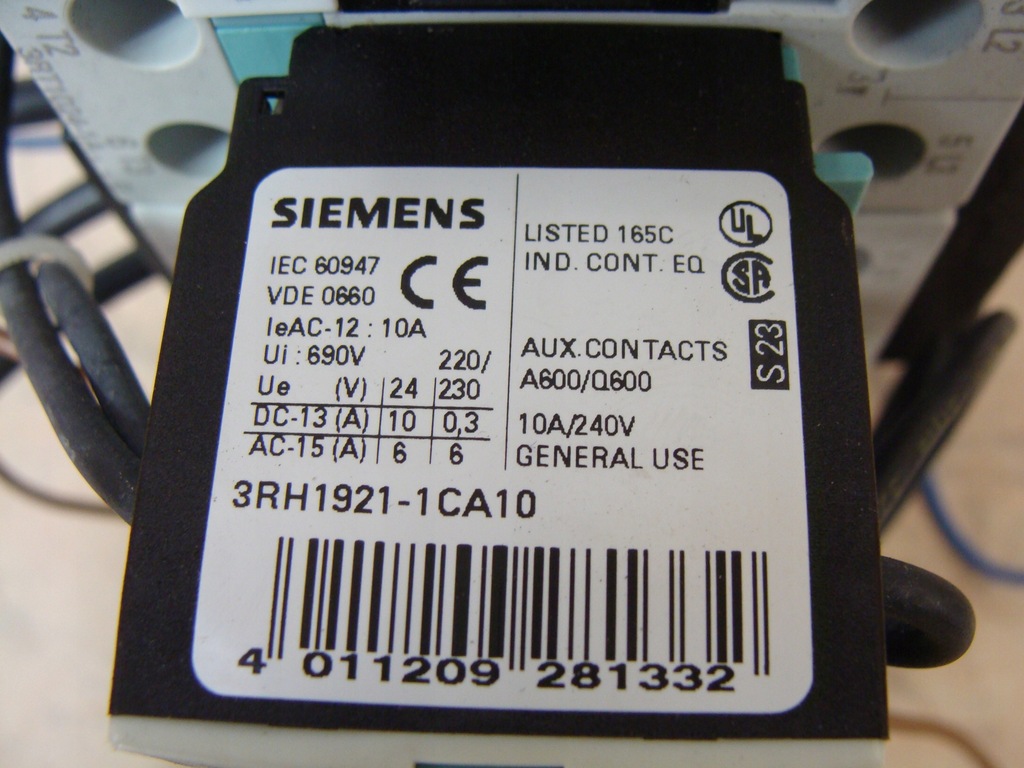Siemens IEC / EN 60947-4-1/IEC60947 VDE0660 - 7646658817 - oficjalne .