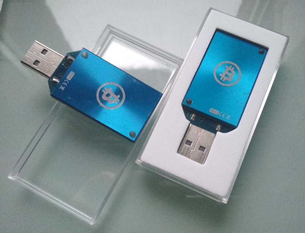 2 x Koparka Bitcoin - ASIC Miner Block ERUPTER USB