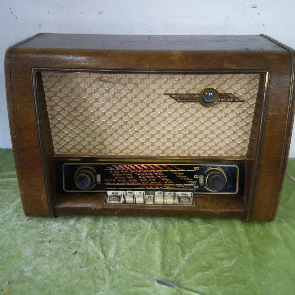 RADIO LOEWE OPTA PLASTIK 735W 1955/56 7407288091