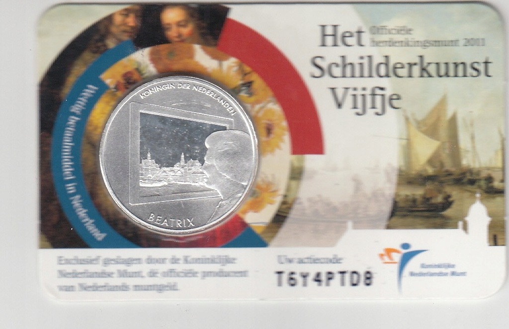 Holandia 2011 -5 euro - Schiderkunst