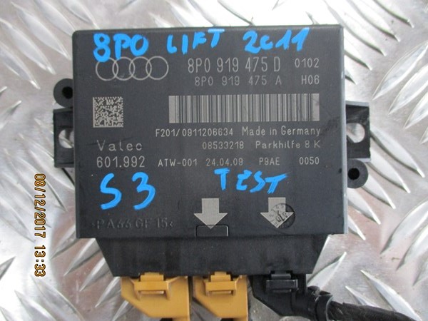 MODUŁ PDC 8P0, 8P0919475D, AUDI A3 8P LIFT 2009