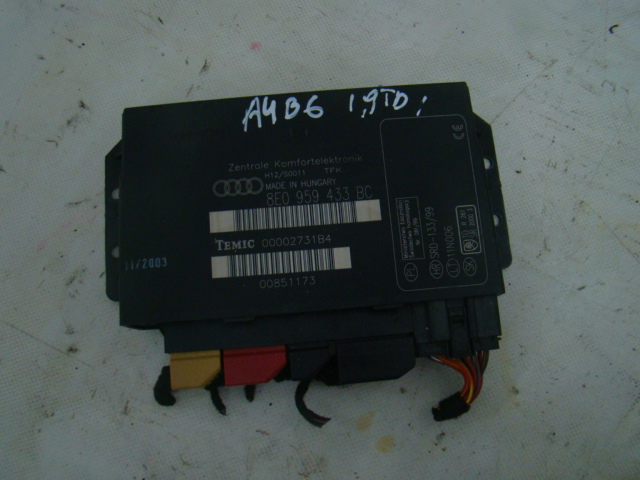 AUDI A4 B6 1.9 TDI MODUL KOMFORTU 8E0959433BC