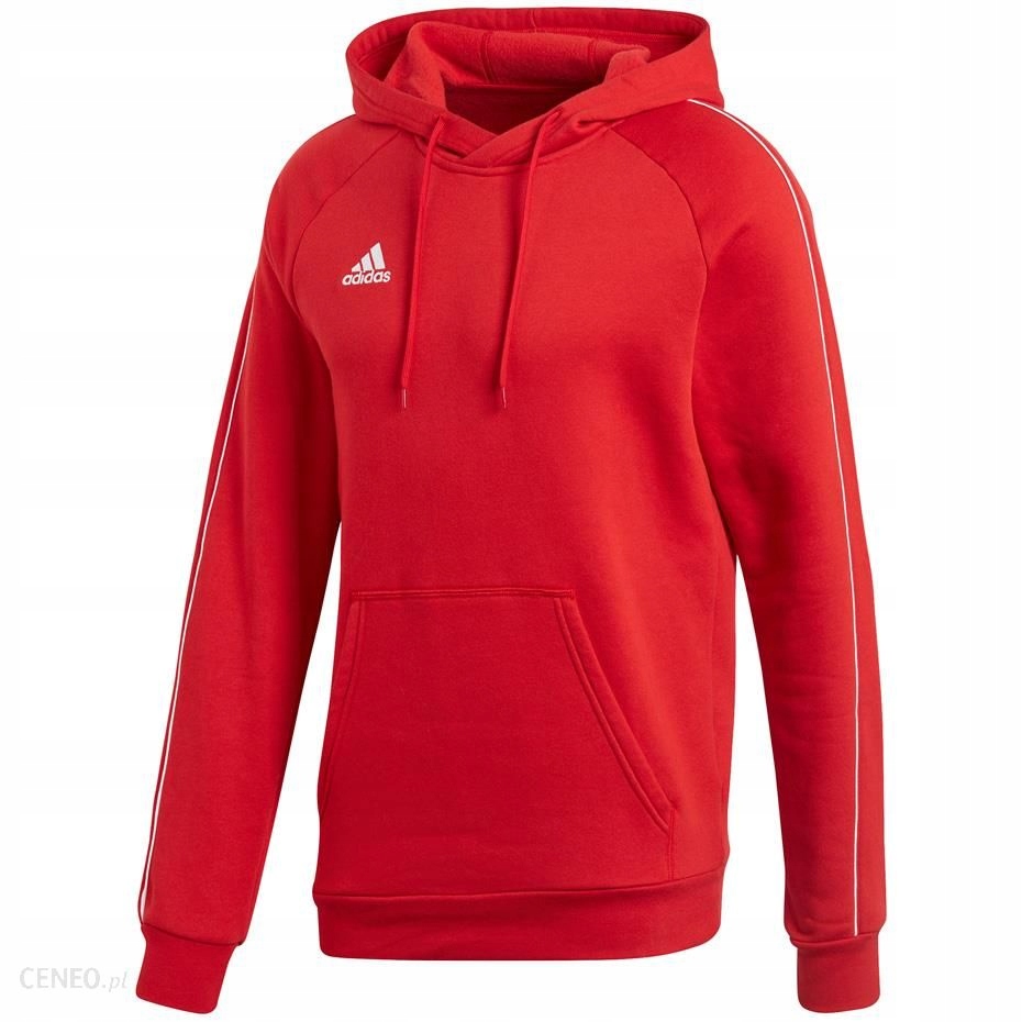 Adidas Core 18 Hoody Bluza bawełna czerwona r. L