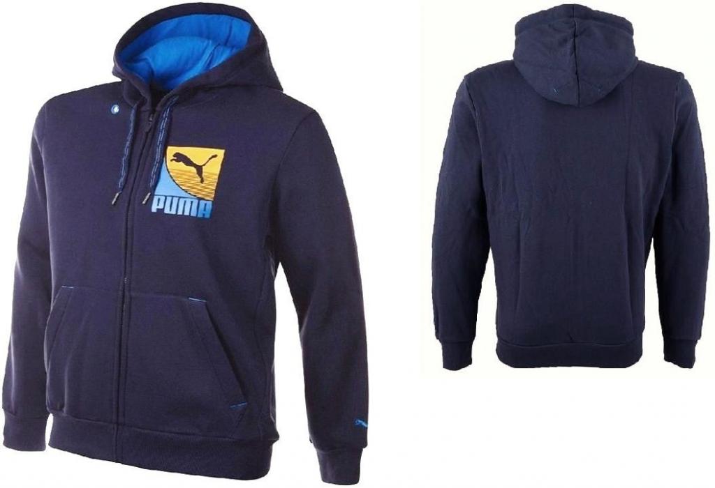 PUMA Fleece BLUZA dresowa BAWEŁNA 170 - 176 / S