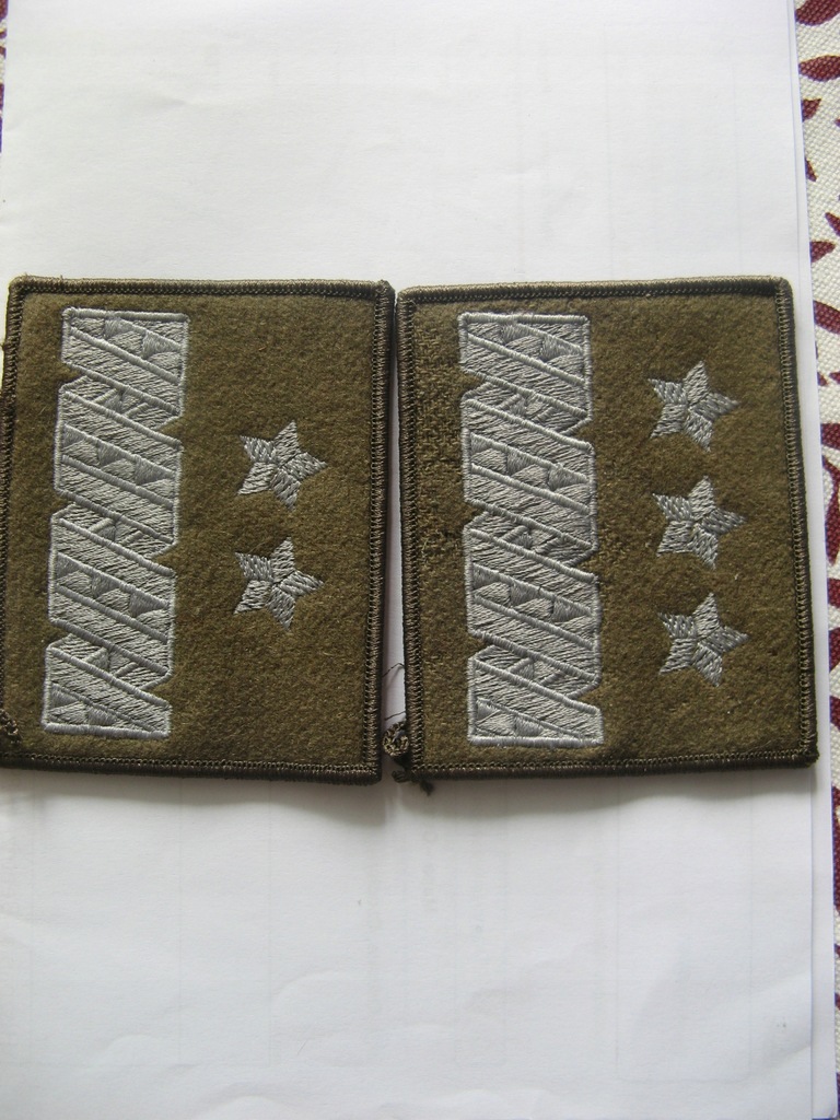 dystynkcje generalskie na kurtkę