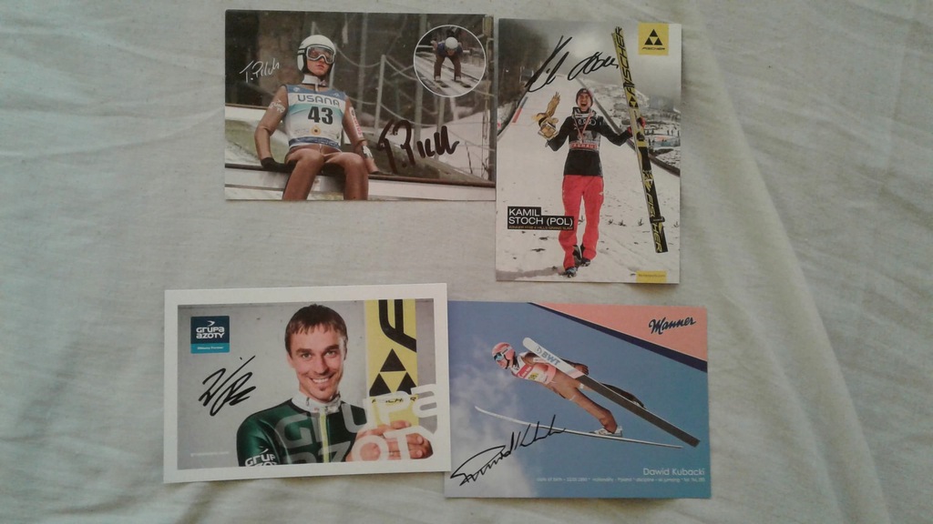 Autografy skoczków: Stoch, Żyła, Kubacki, Pilch