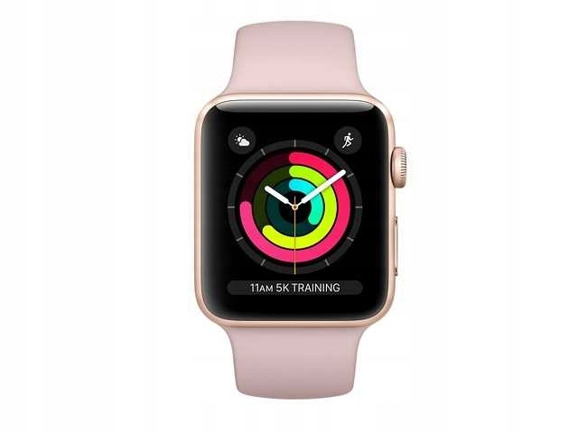 Różowy Smartwatch APPLE Watch 3 42mm GPS NFC Wifi