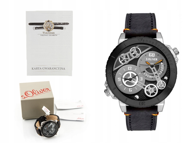 Zegarek męski S.OLIVER SO-2948-LQ MEGA OKAZJA|-50%