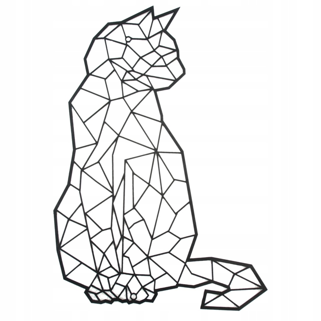 Ozdoby geometryczne na ścianę / zwierzęta 3D 7594472142