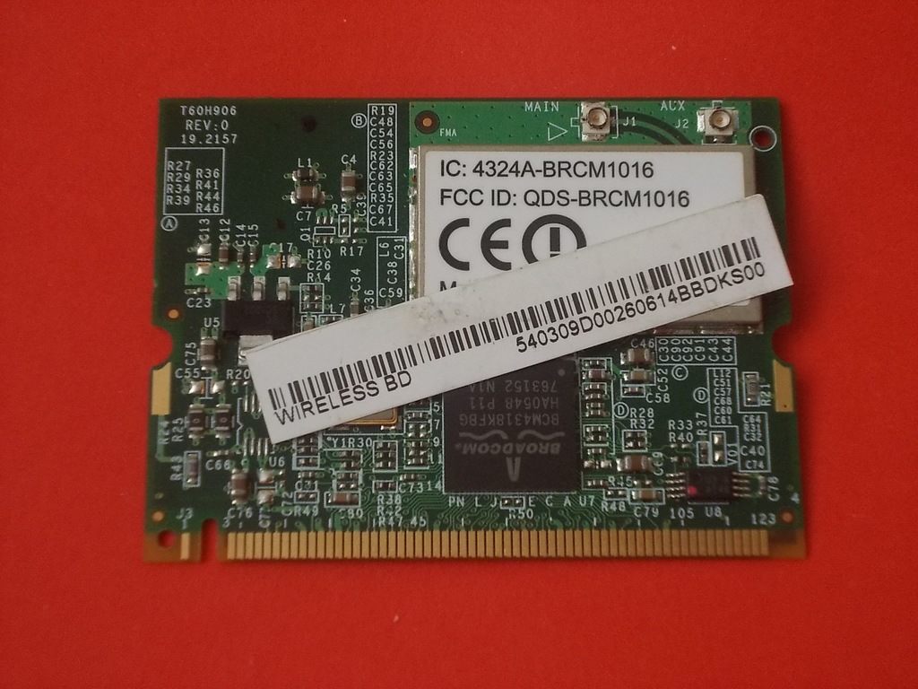 Karta WIFI PCie Broadcom QDS-BRCM1016 T60H906.01