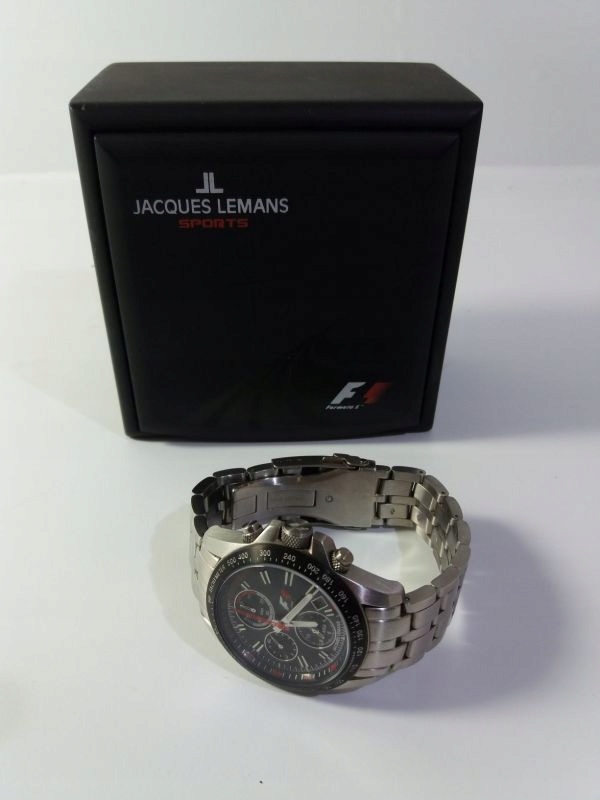 ZEGAREK M SKI JACQUES LEMANS F1 F5007 PUDE KO 7675032220 oficjalne archiwum Allegro