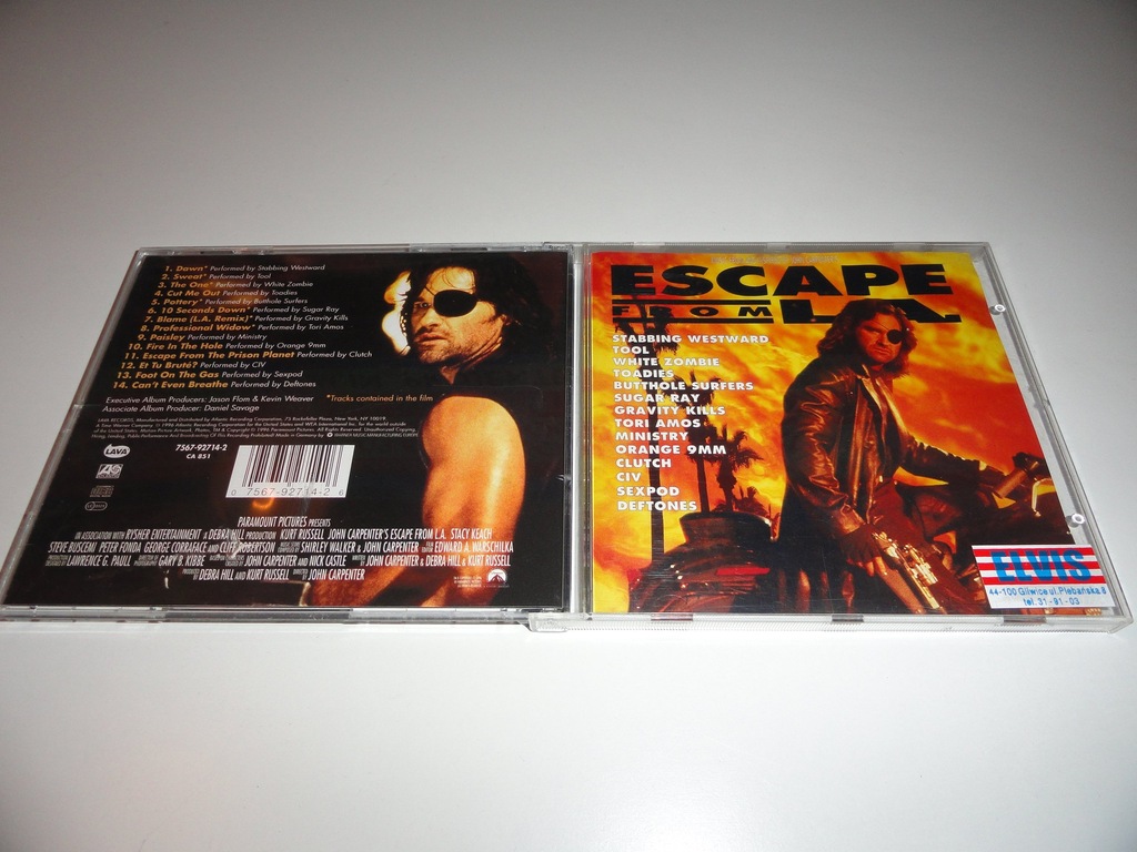 UCIECZKA Z LOS ANGELES ESCAPE FROM L.A. SOUNDTRACK
