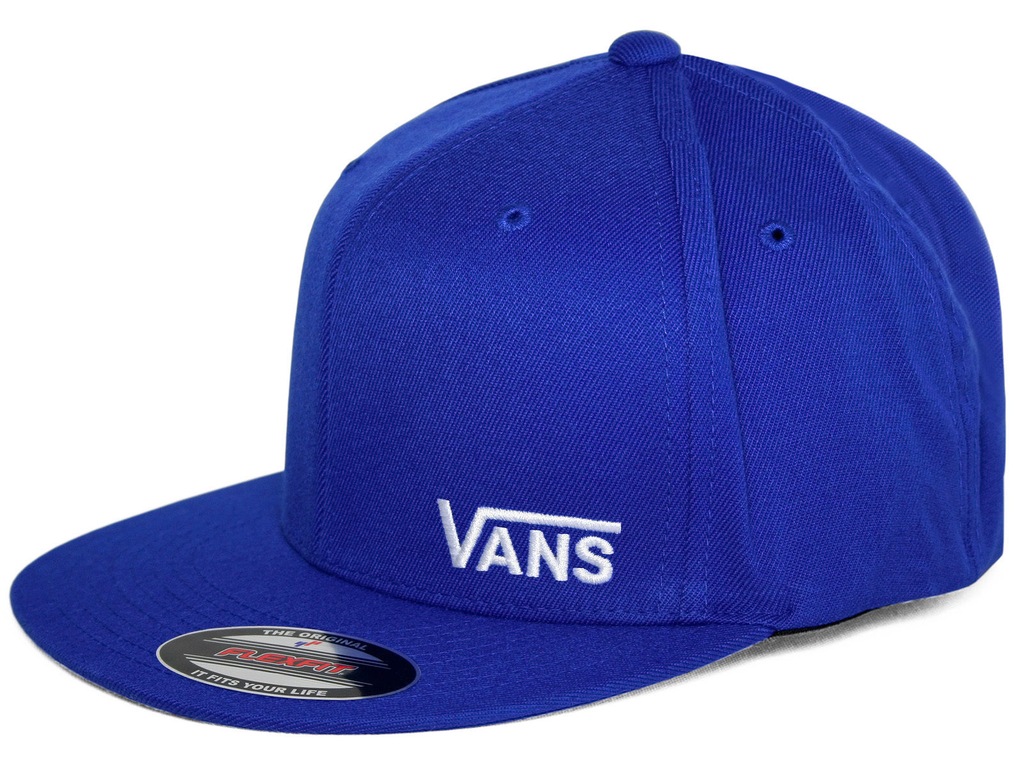 CZAPKA VANS M SPLITZ CAP ROYAL BLUE FLEXFIT S/M