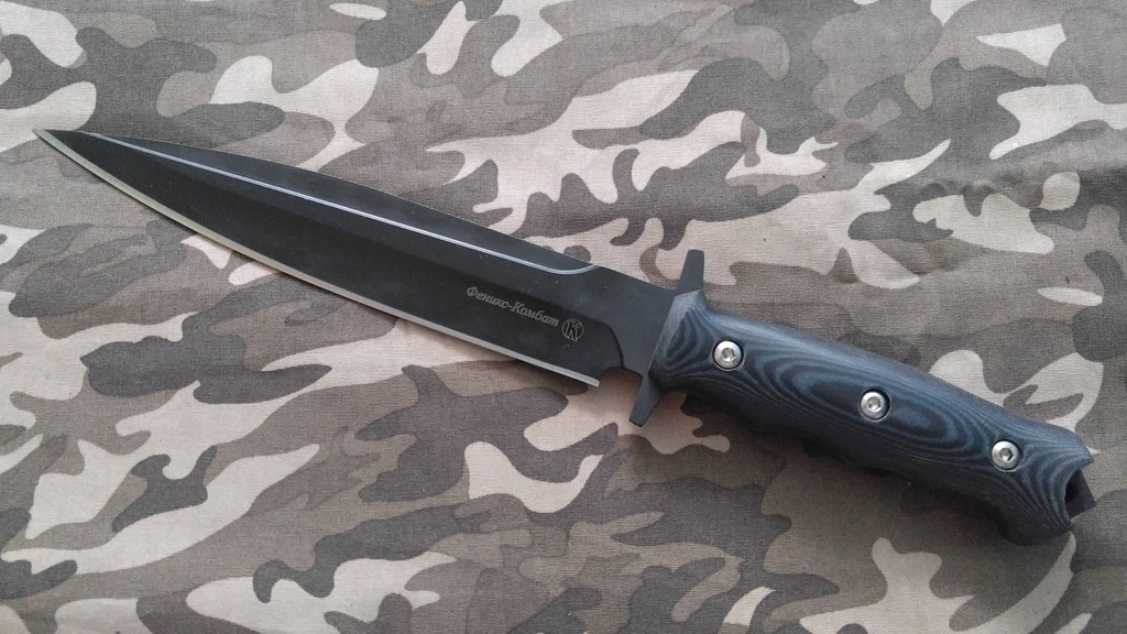 Rosyjski nóż bojowy Kizlyar Fenix combat, U8 stal