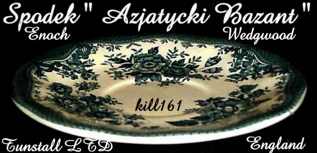 Kpl. Spodkow Enoch Wedgwood seria Azjatycki Bazant