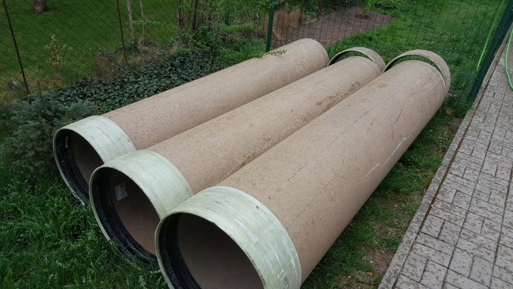 rury HOBAS DN600 3 szt odcinki po 3m z łącznikami