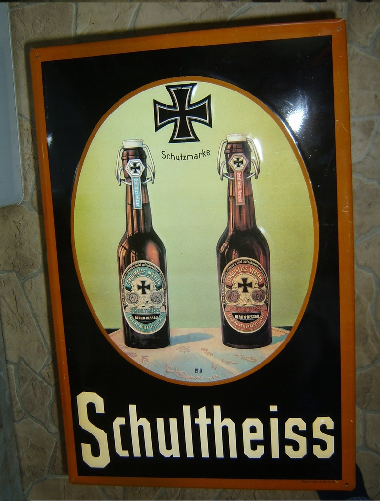 STARA REKLAMA PIWA - SCHULTHEISS !