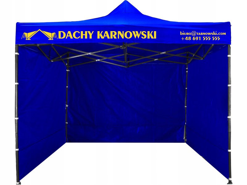 Namiot handlowy reklamowy 3x3 Pawilon NADRUK