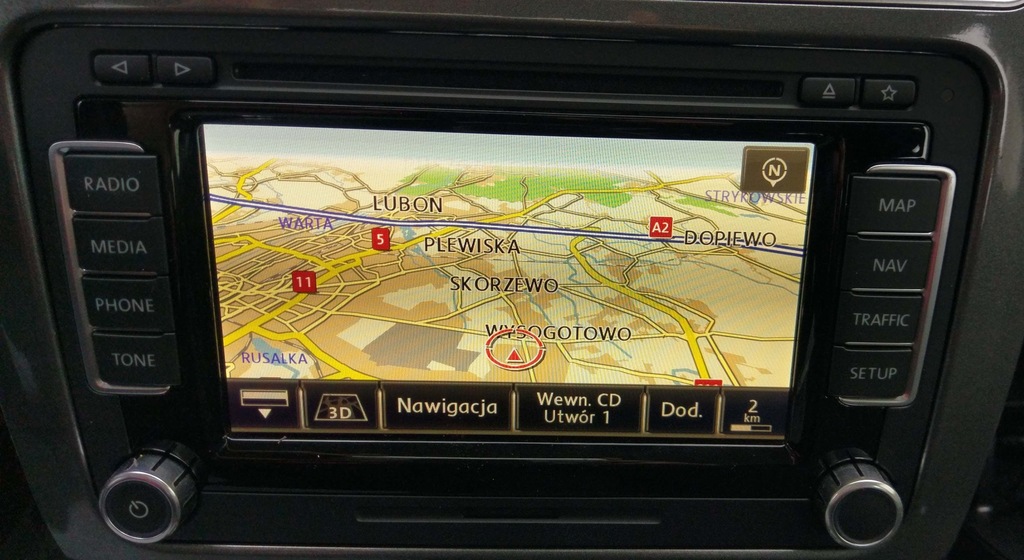 VW RNS-510 Navigation T5 7F0035680-A transporter