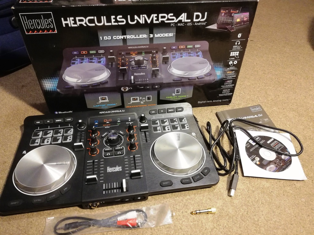 Kontroler Hercules Universal DJ  stan bdb + BT