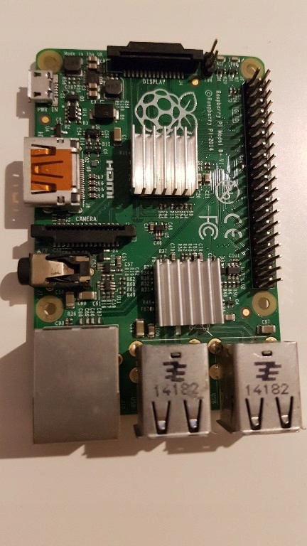 Raspberry Pi B+ radiatory