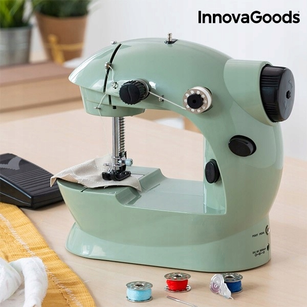 InnovaGoods Green Mini Sewing Machine 6 V 800 mA 7561208406