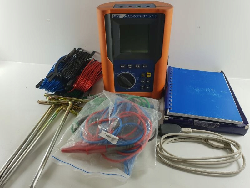 MIERNIK INSTALACJI MACROTEST 5035 KOMPLET ETUI