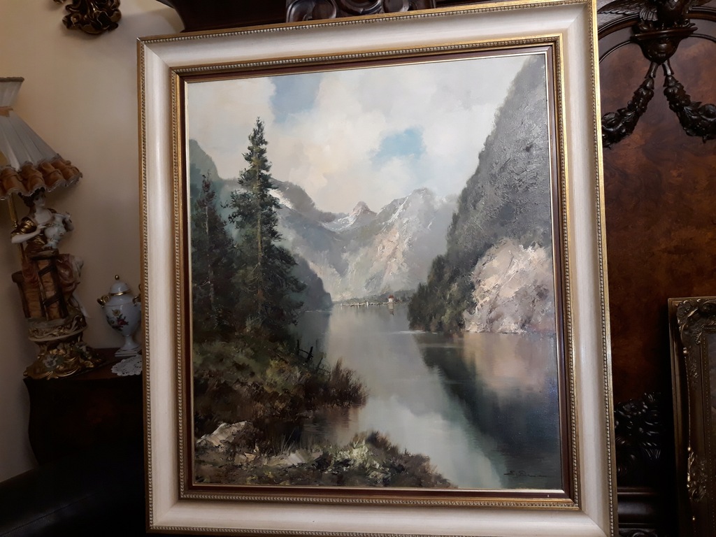 ERICH GRIESE KOŚCIÓŁ ŚW. BARTŁOMIEJA ALPY OLEJ
