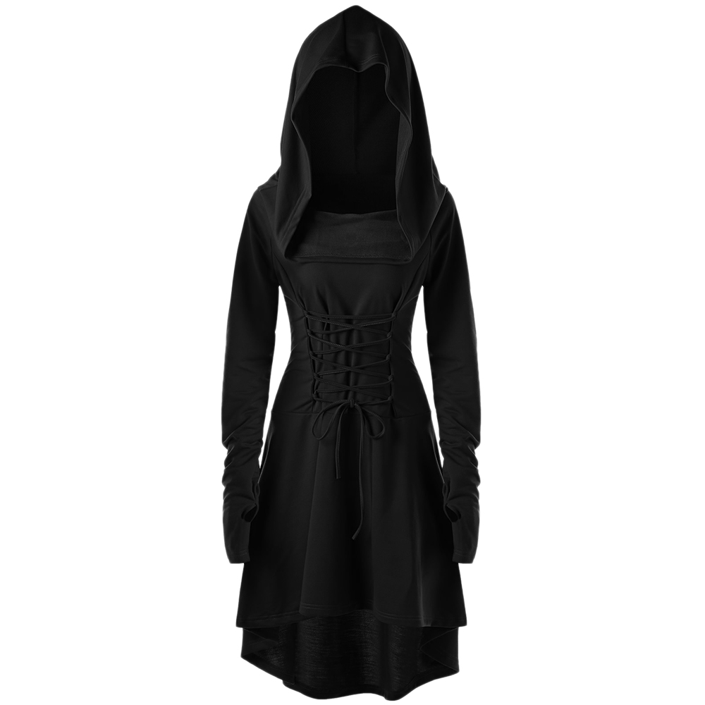 Gotycka bluza PELERYNA GOTH duży kaptur 5 KOLORÓW
