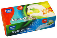 Rękawice lateksowe rozmiar L Ravi 100 sztuk