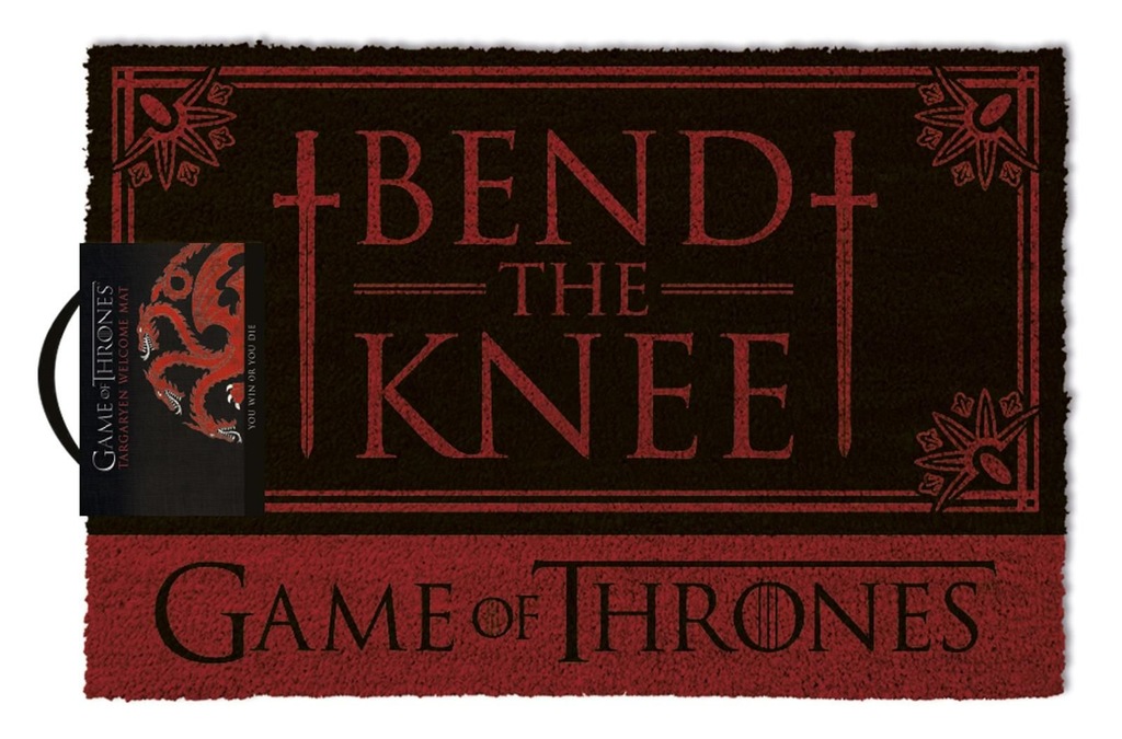 Gra o Tron Targaryen Bend the knee - wycieraczka