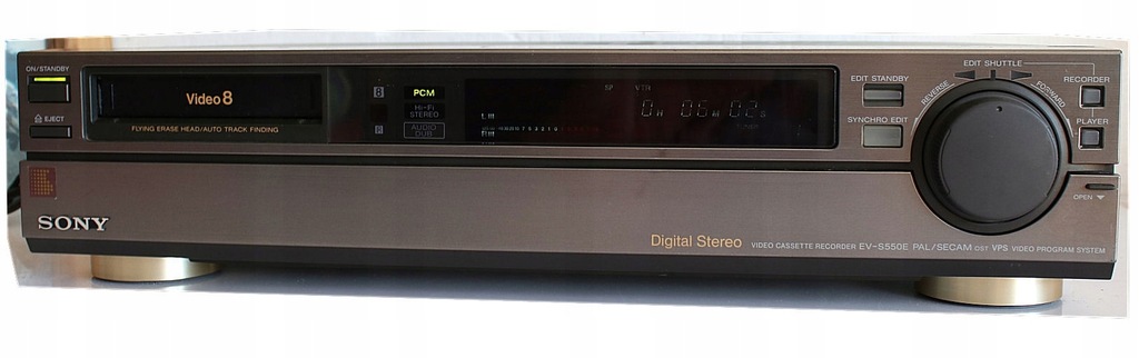 SONY EV-S550E Hi8 Stereo Video8 Cassette Recorder